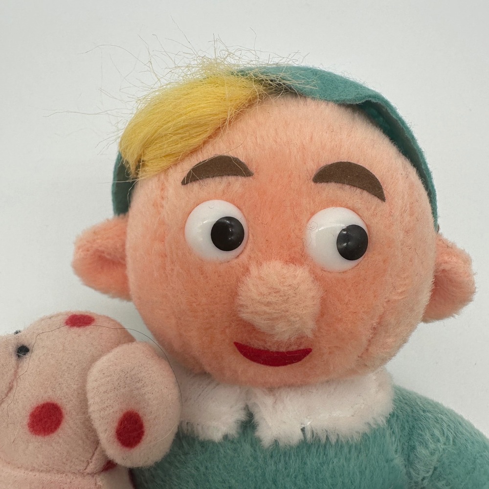 Stuffins Herbie the Elf Plush 1999 Rudolph Misfit Toys Spotted Elephant CVS 7.5" - Picture 2 of 13